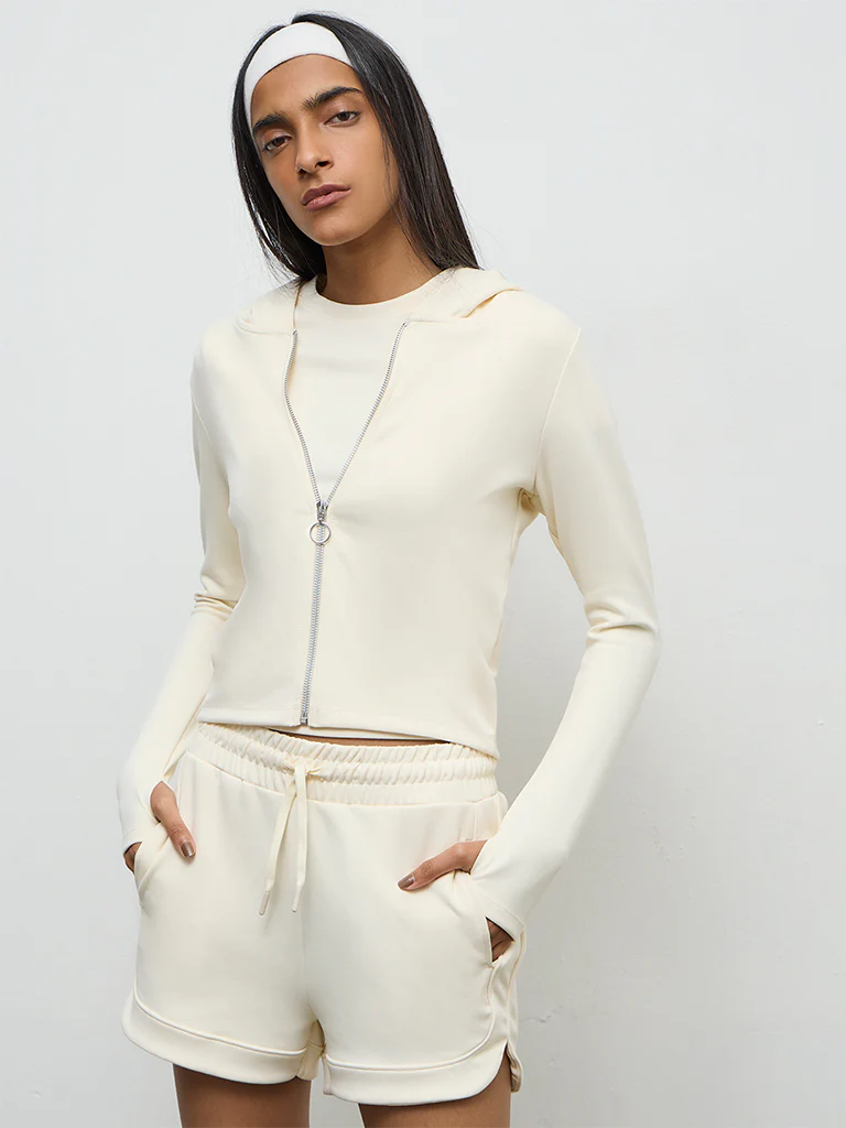 Nuoflexx Cream Solid Jacket - Image 2