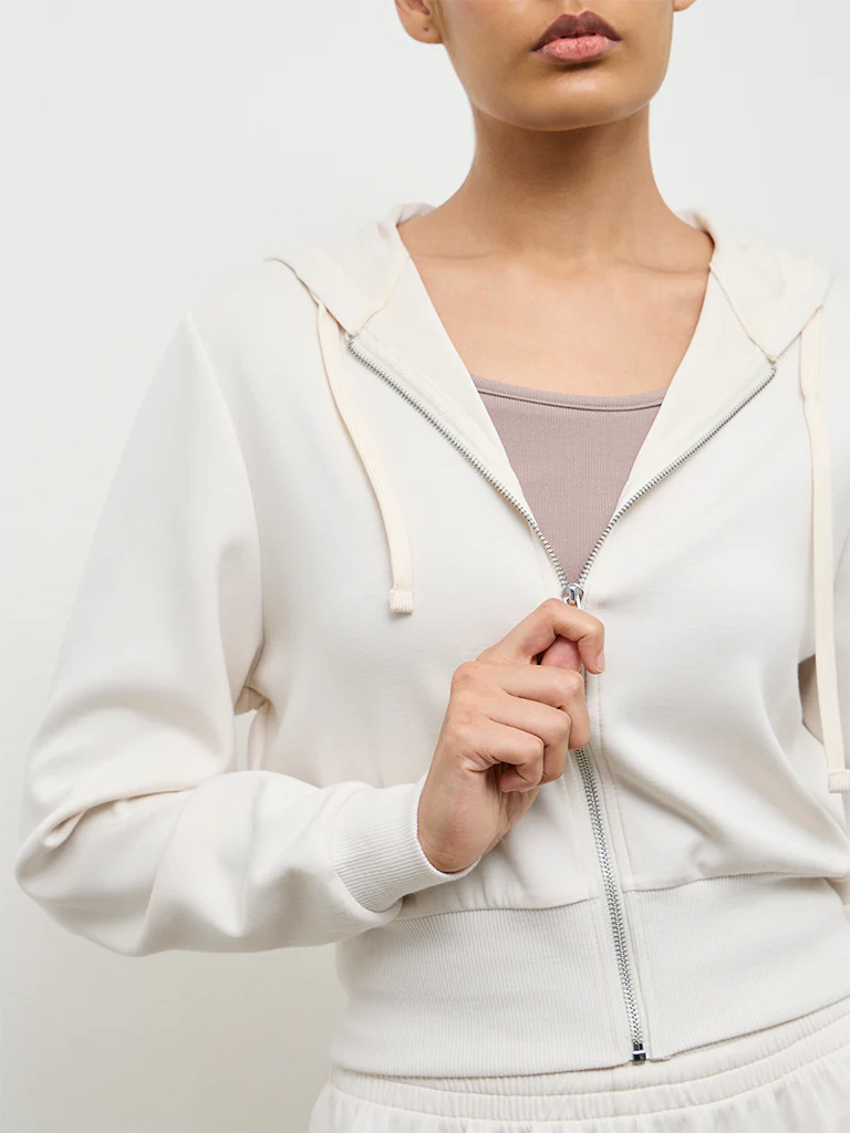 Nuoflexx Off-White Hooded Jacket - Image 3