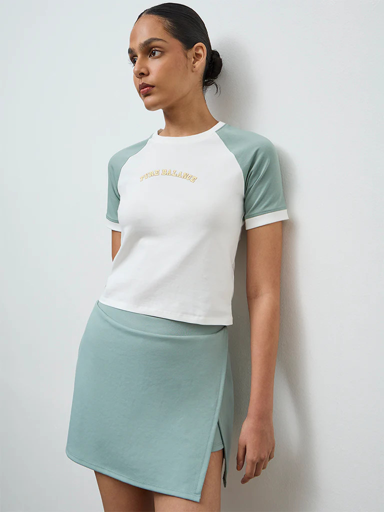 Nuoflexx Off-White Typographic Cotton-Blend T-Shirt