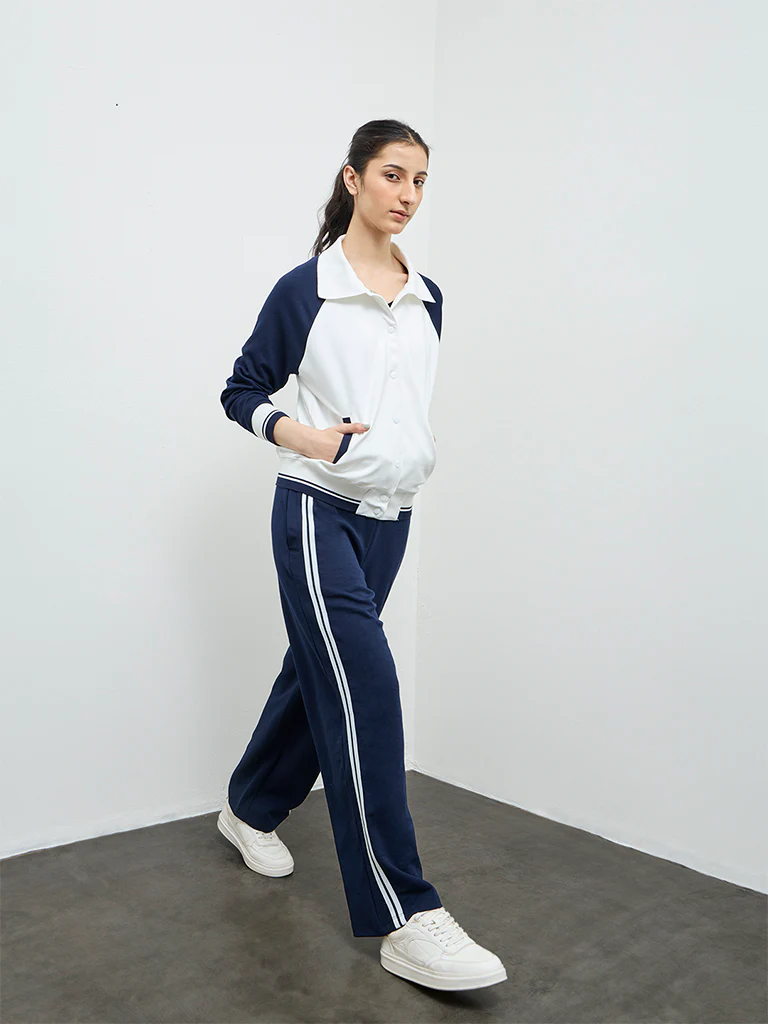 Nuoflexx White Colour-Blocked Jacket - Image 2