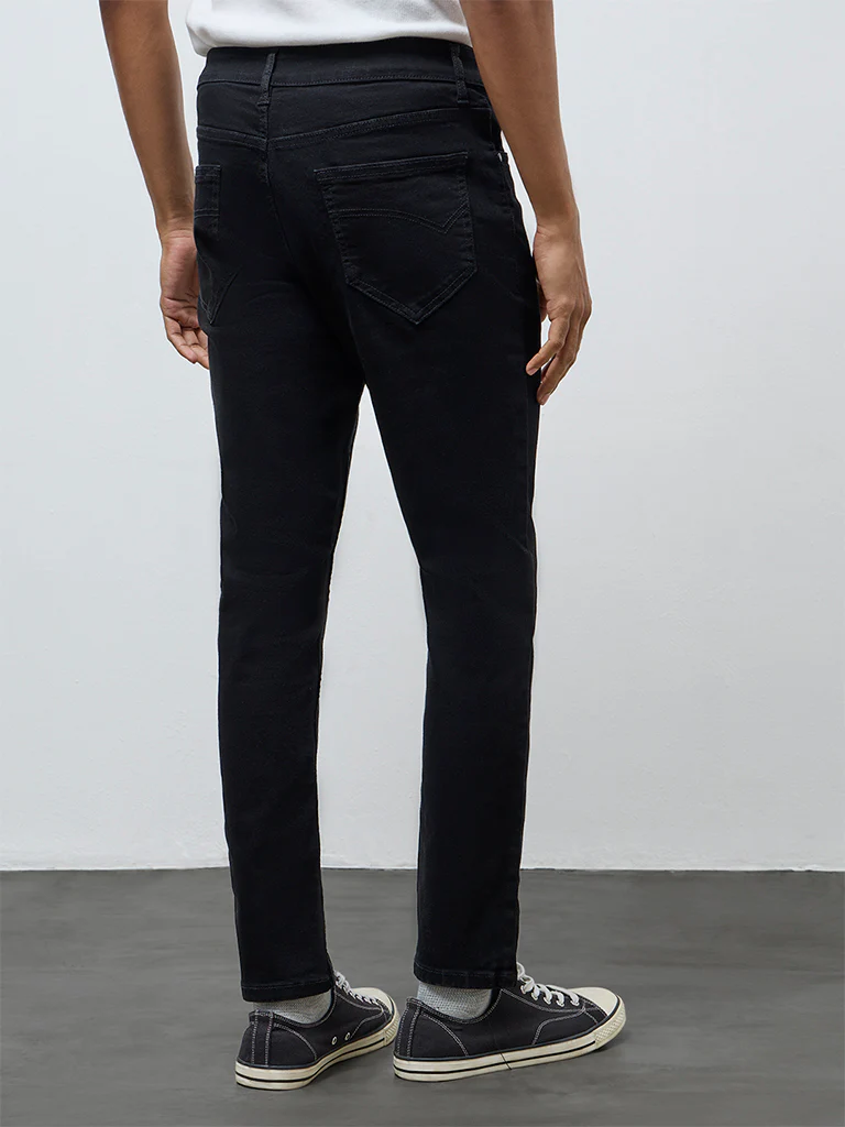 Nuon Black Rodeo Slim-Fit Mid-Rise Jeans - Image 4