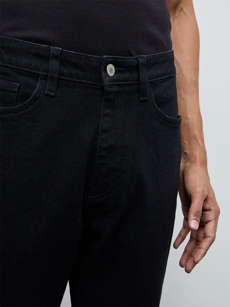 Nuon Black Slim-Fit Mid-Rise Jeans - Image 3