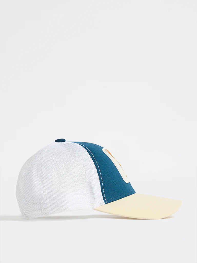 Nuon Blue Cat Embroidered Trucker Cap - Image 2