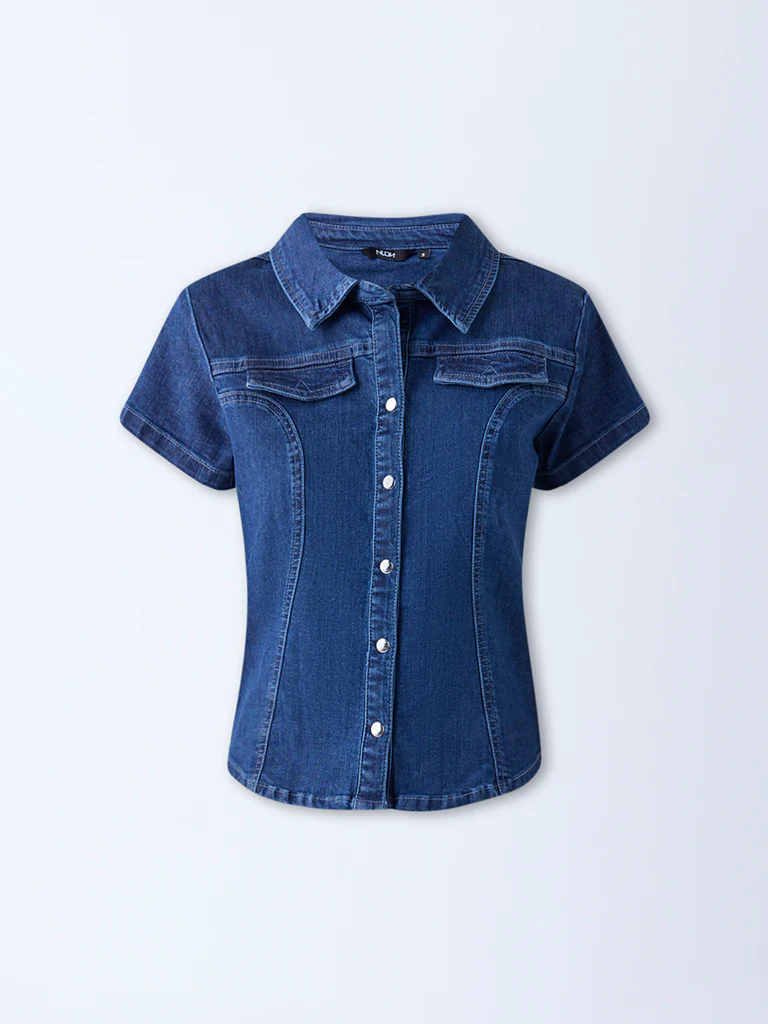 Nuon Blue Denim Shirt - Image 5