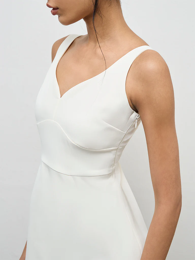 Nuon Cream A-Line Dress - Image 3
