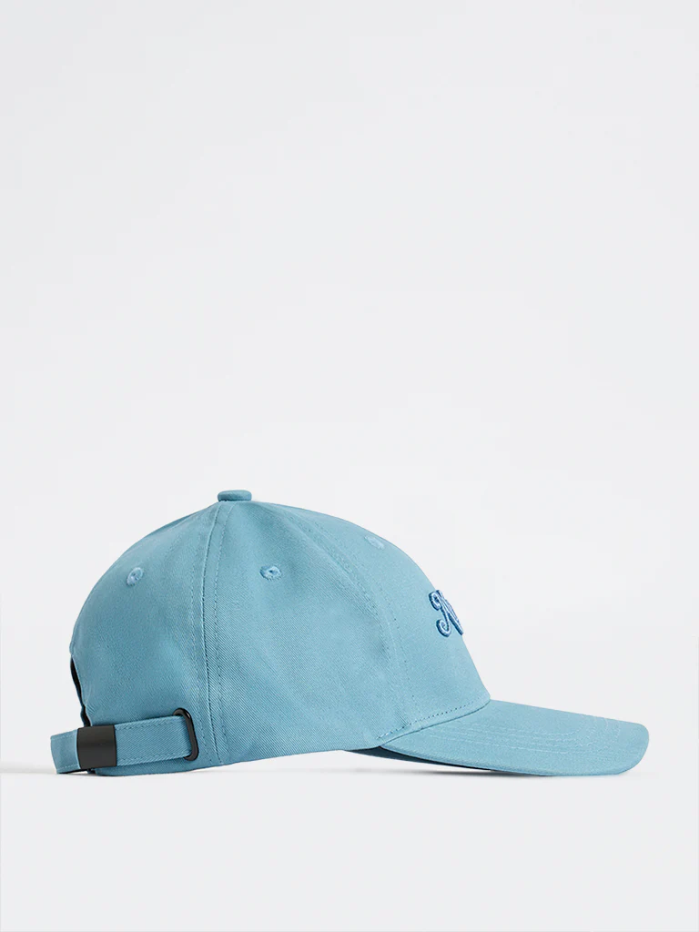 Nuon Light Blue Text Embroidered Baseball Cap - Image 2