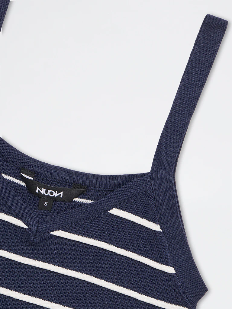 Nuon Navy Striped Top - Image 7