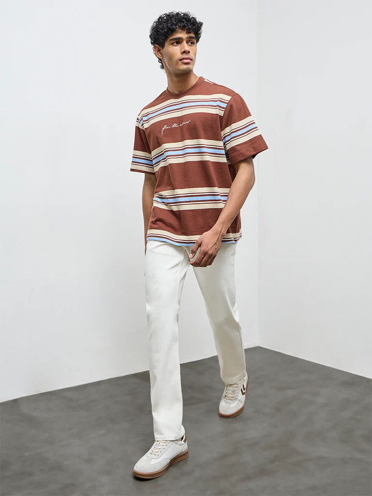 Nuon Off-White Hendrix-Fit Mid-Rise Jeans