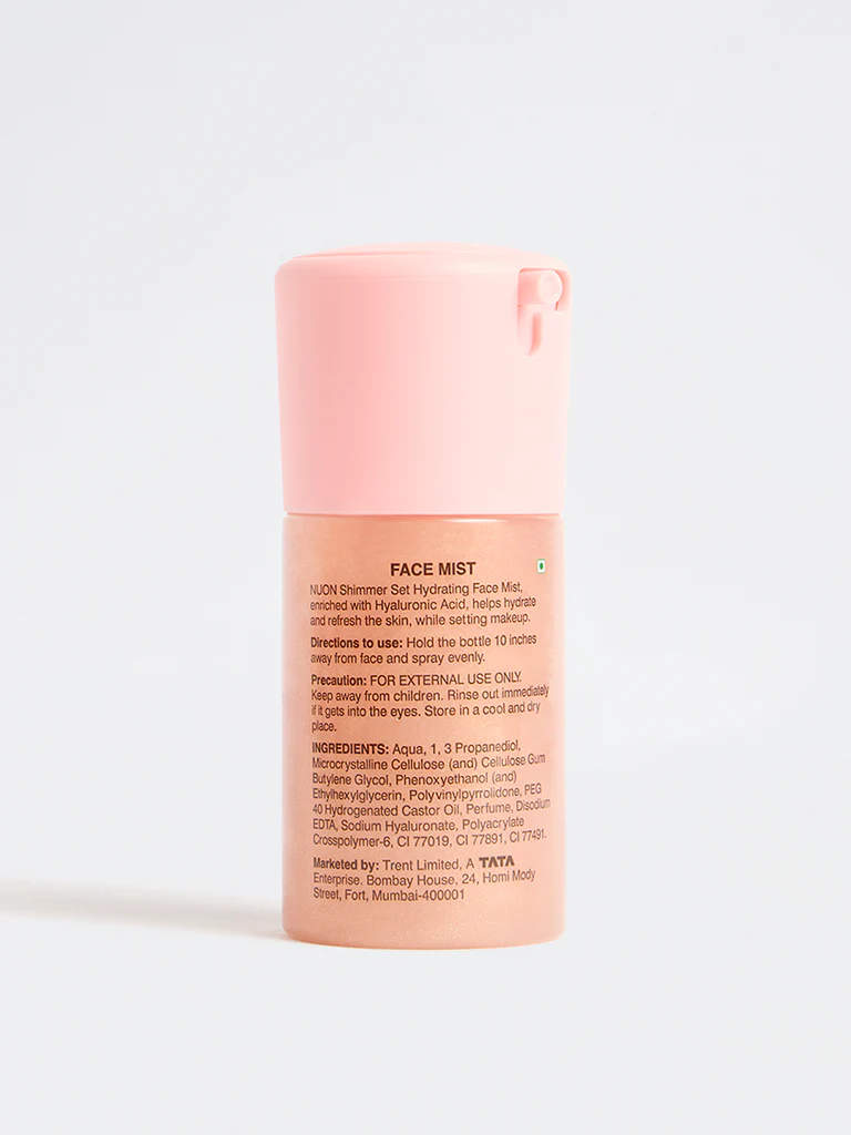 Nuon Shimmer Set Rose Gold Face Mist - 70ML - Image 2