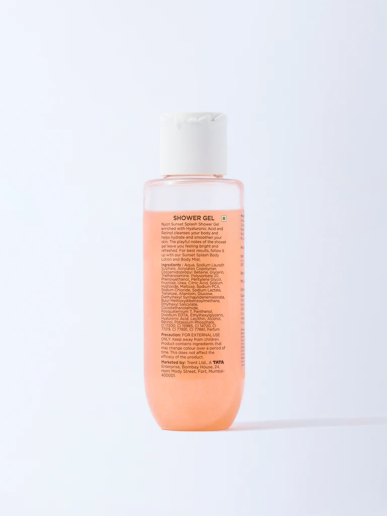 Nuon Sunset Splash Shimmer Shower Gel - 100 ml - Image 3