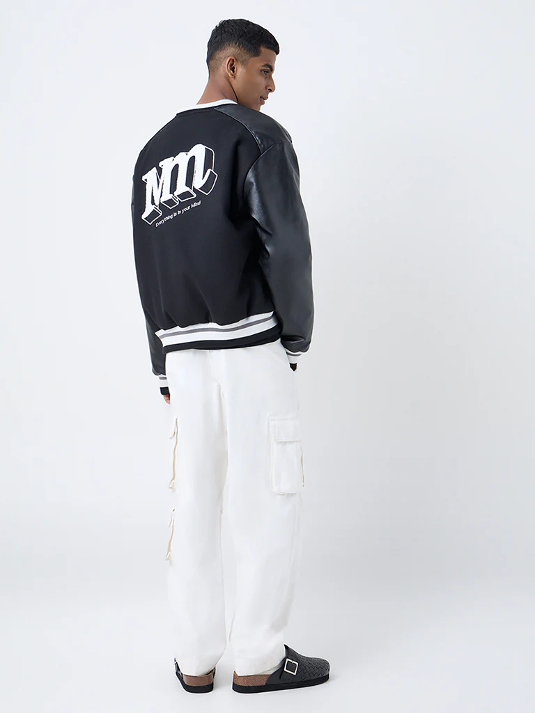 Nuon White Relaxed-Fit Mid-Rise Jeans - Image 4