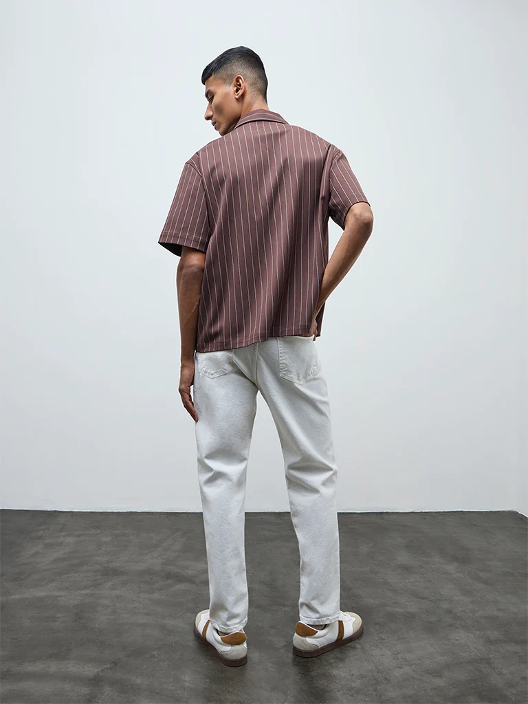 Nuon White Slim-Fit Mid-Rise Jeans - Image 4