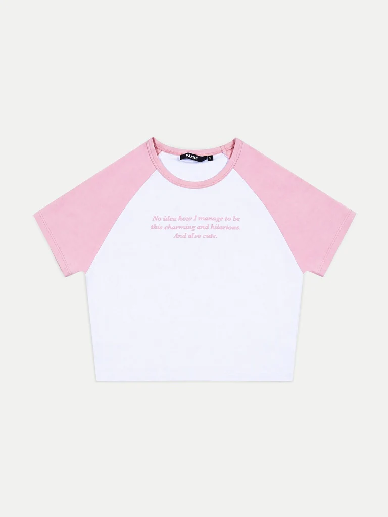 Nuon White Text-Printed Cotton T-Shirt - Image 5