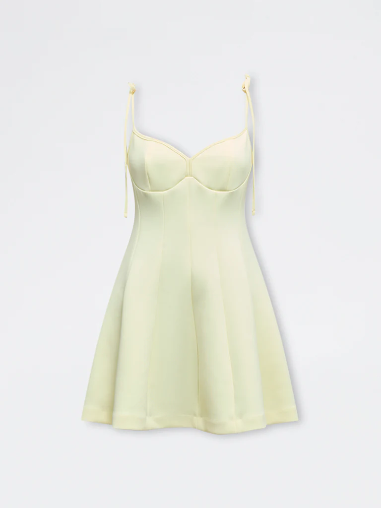Nuon Yellow A-Line Dress - Image 5