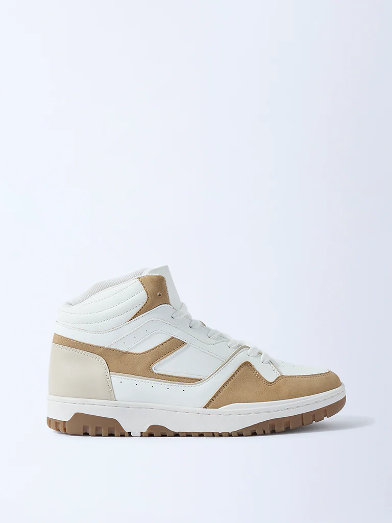 SOLEPLAY Beige Perforated Sneakers