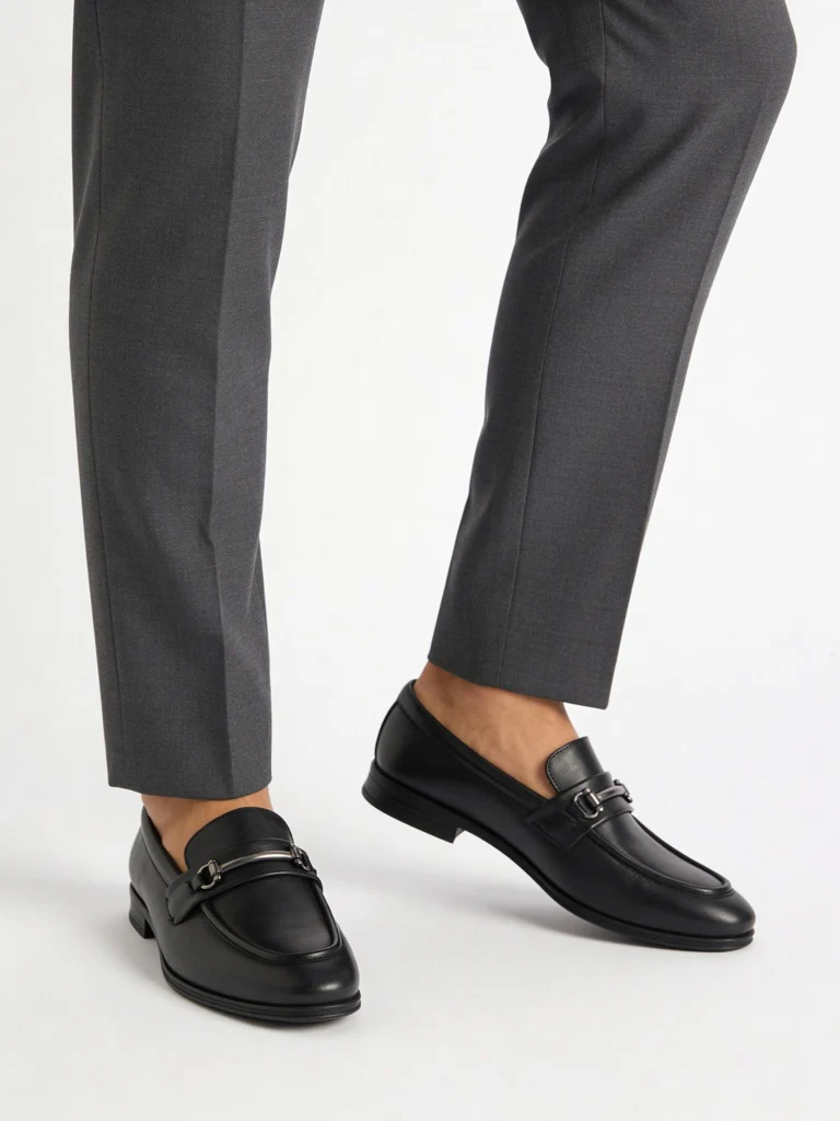 SOLEPLAY Black Horsebit Loafers