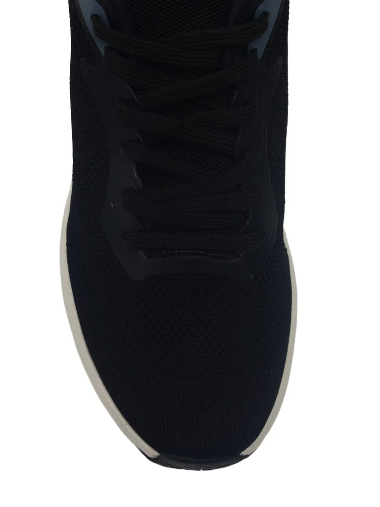 SOLEPLAY Black Knit-Textured Sneakers - Image 4