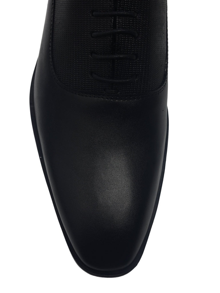 SOLEPLAY Black Lace-Up Oxford Formal Shoes - Image 4