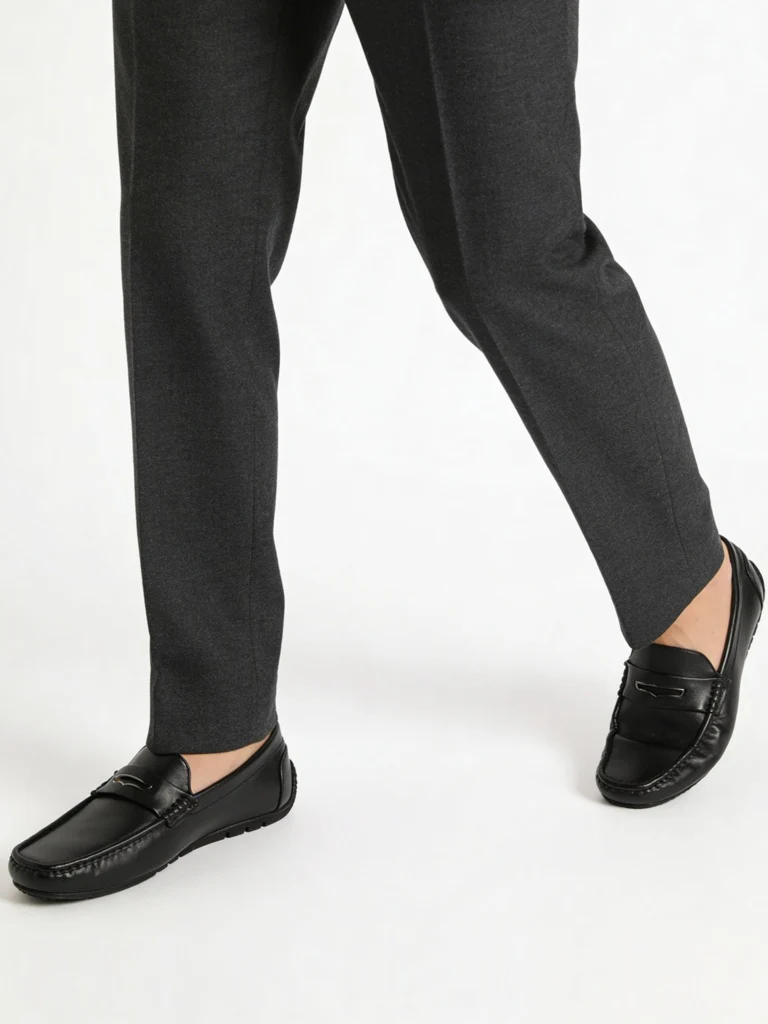 SOLEPLAY Black Metal-Detail Loafers