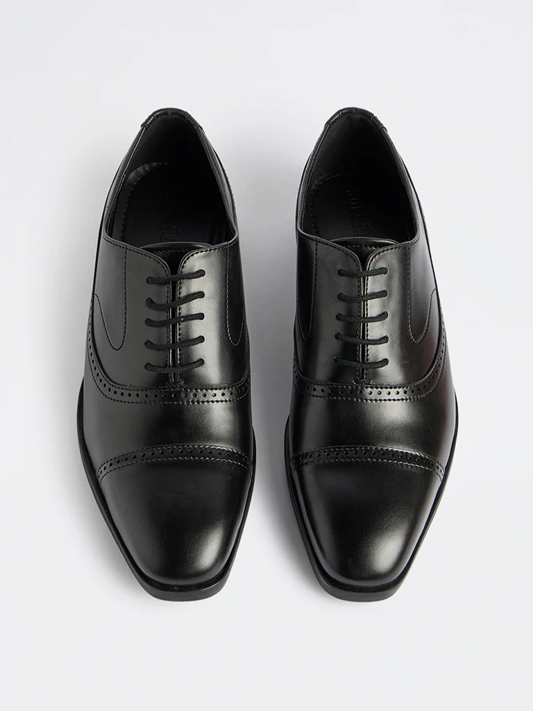 SOLEPLAY Black Oxford Shoes - Image 3