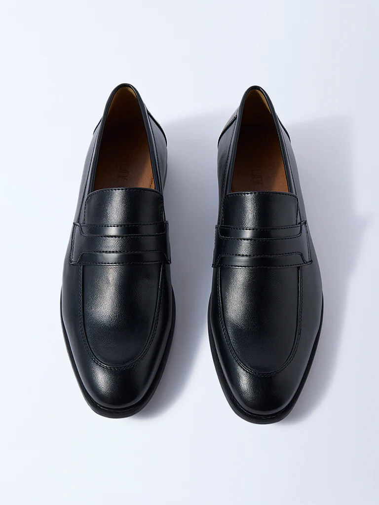 SOLEPLAY Black Penny Loafers - Image 2