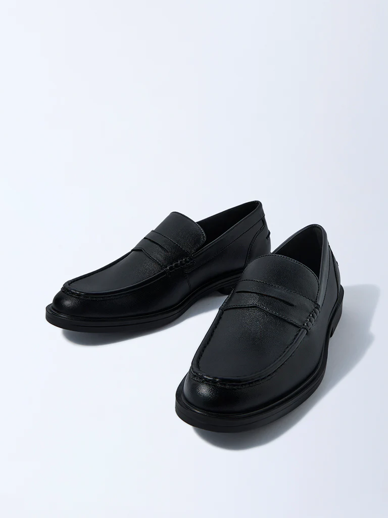 SOLEPLAY Black Penny Loafers - Image 2