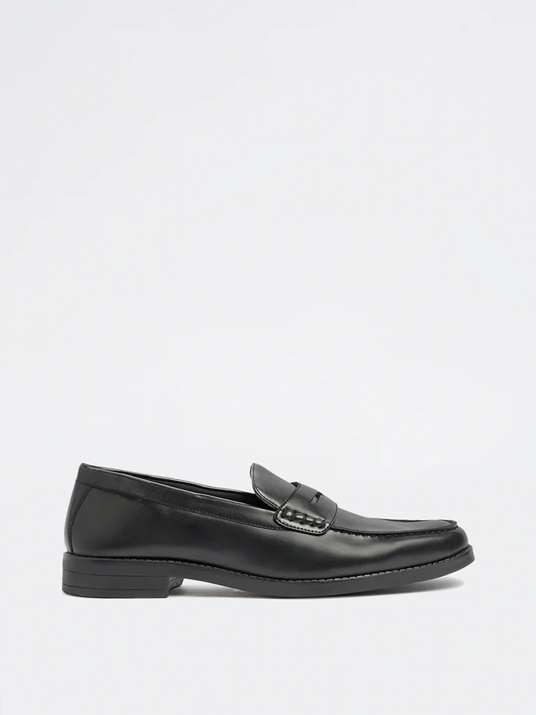 SOLEPLAY Black Penny Loafers - Image 2