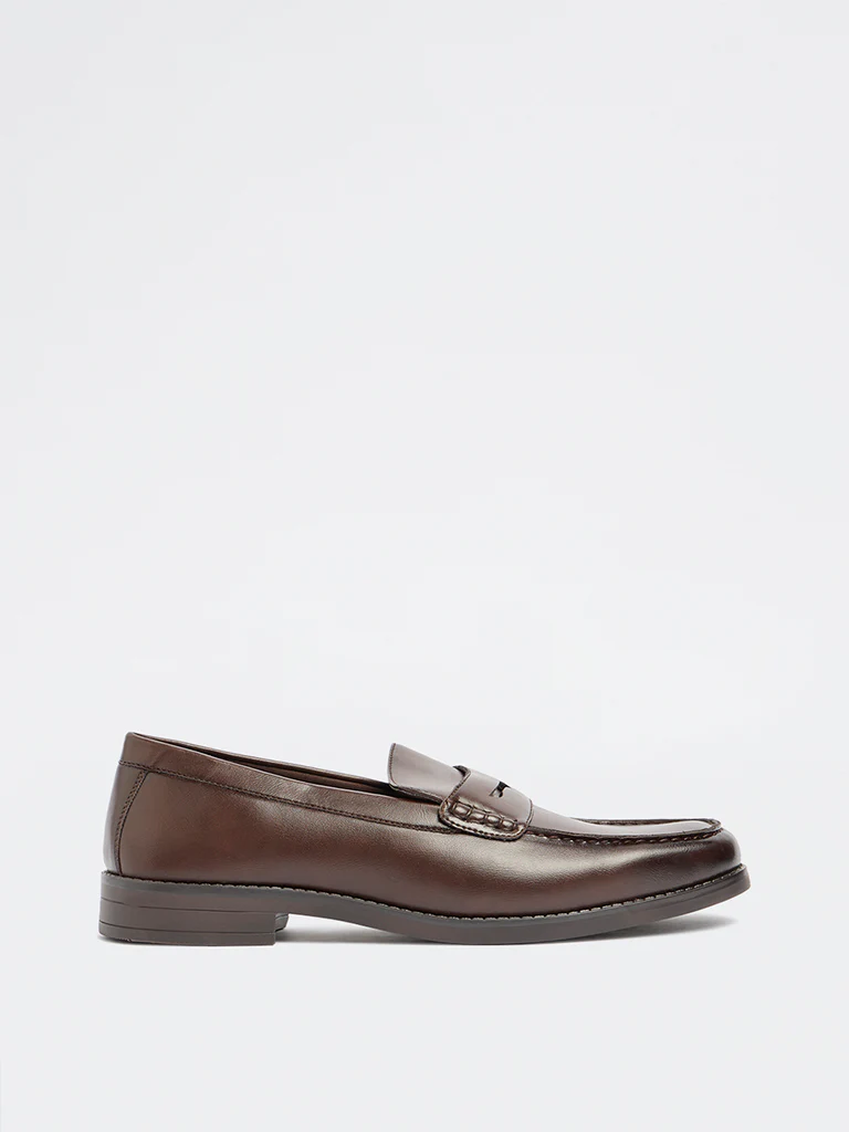 SOLEPLAY Brown Penny Loafers - Image 2
