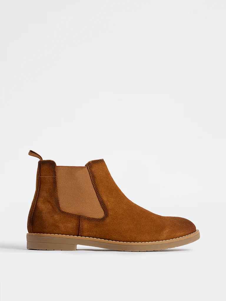 SOLEPLAY Brown Suede Chelsea Boots - Image 2