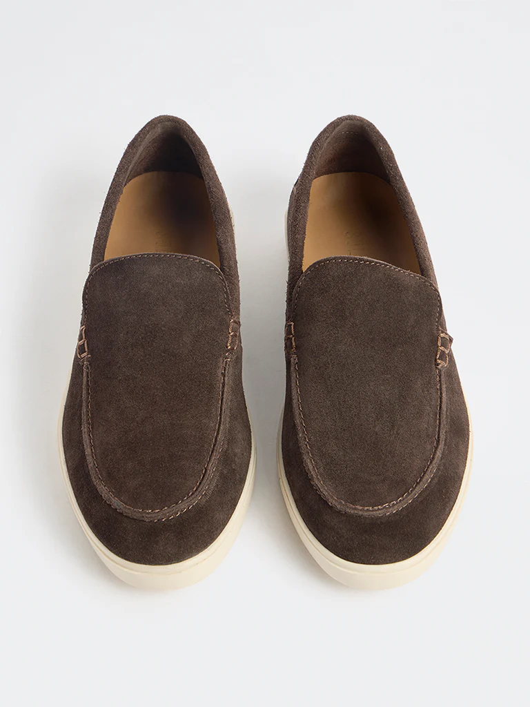 SOLEPLAY Brown Suede Loafers - Image 3