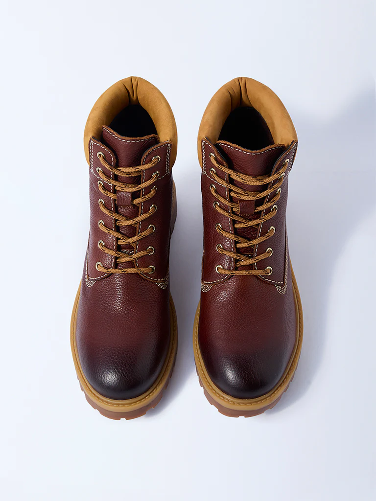 SOLEPLAY Brown Suede Rowan Leather Boots - Image 2