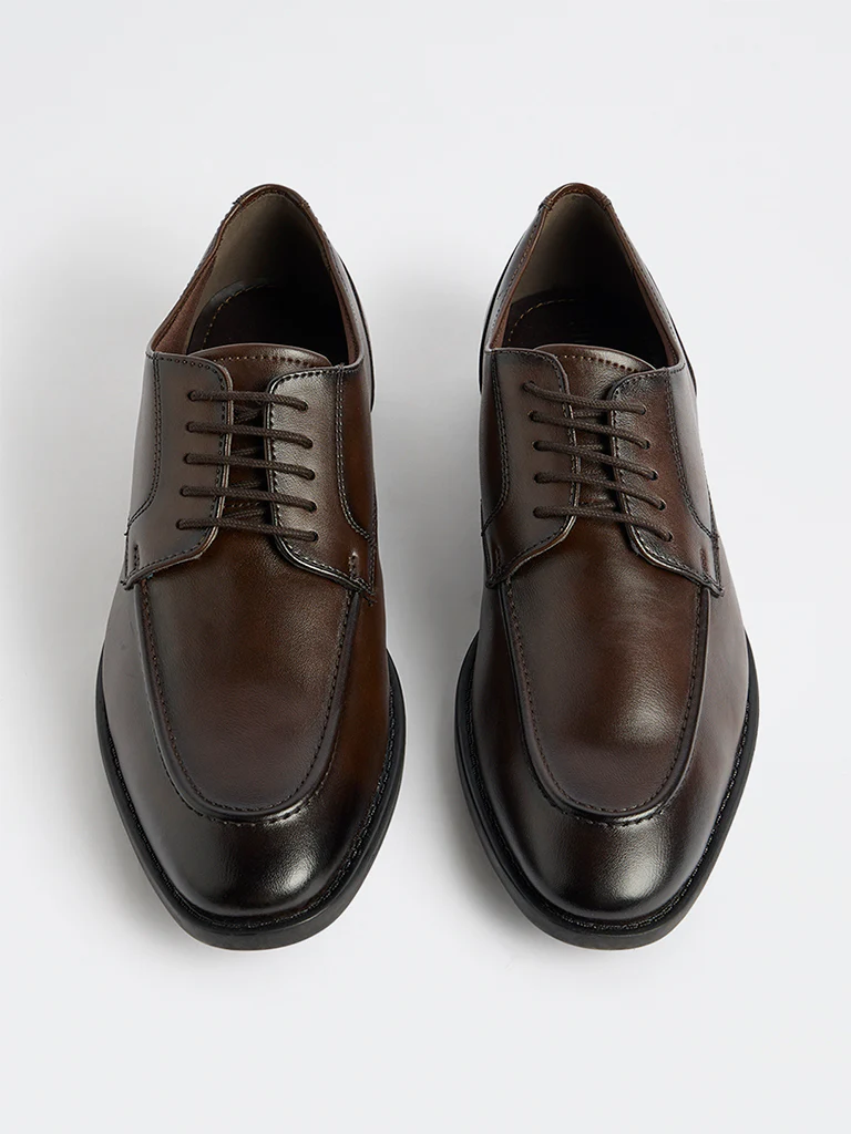 SOLEPLAY Dark Brown Derby Shoes - Image 2