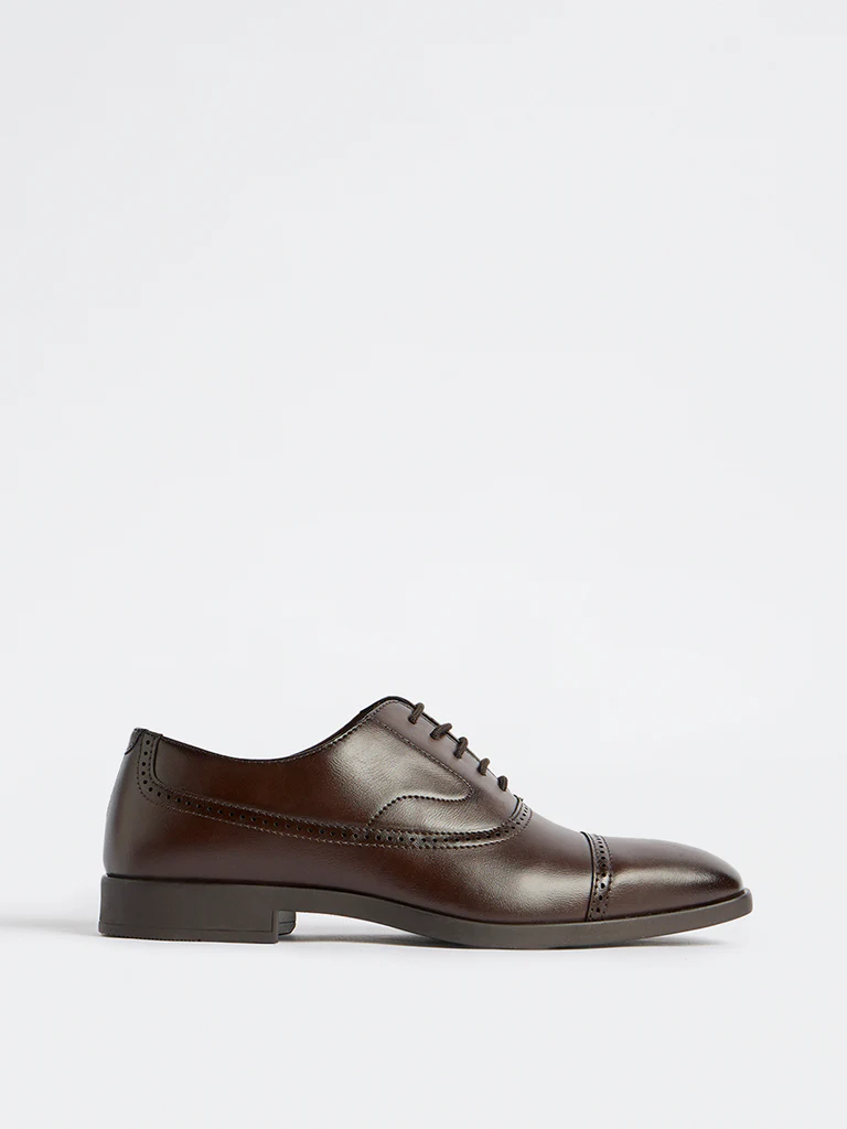 SOLEPLAY Dark Brown Oxford Shoes - Image 2