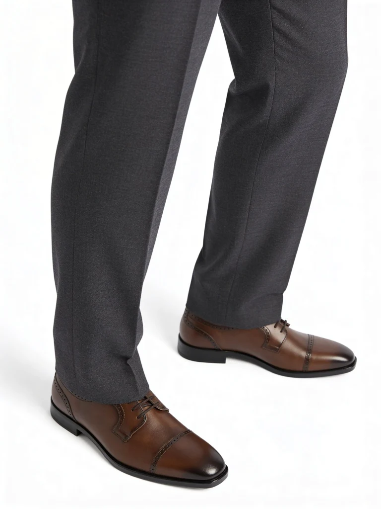 SOLEPLAY Dark Tan Oxford Shoes
