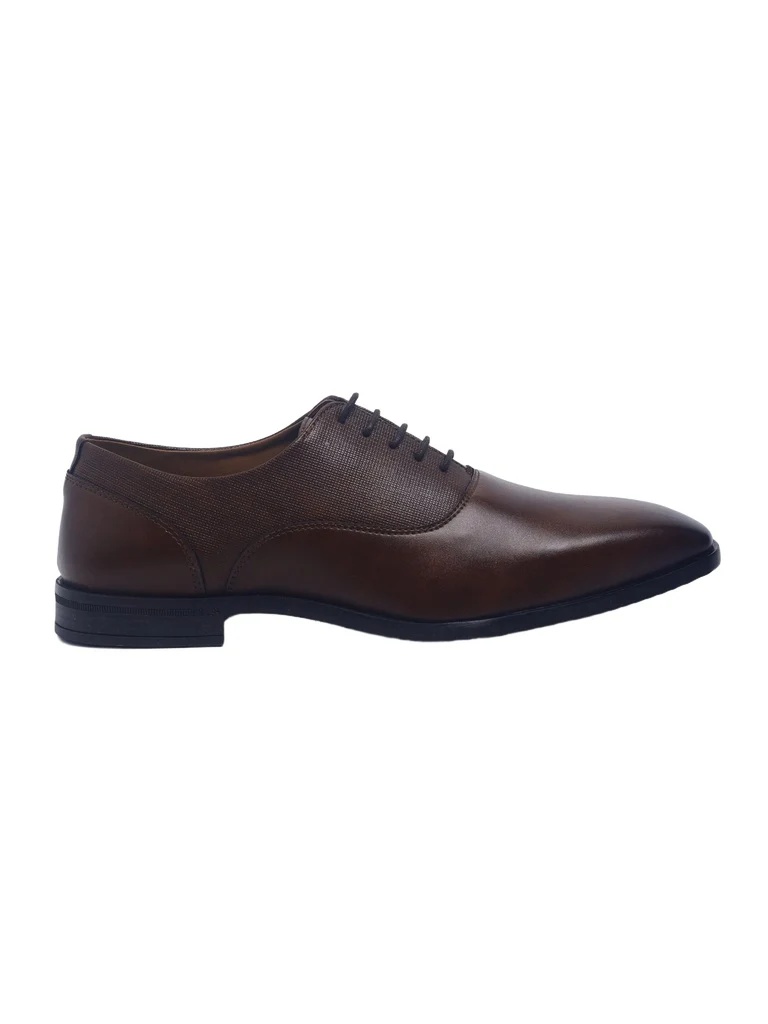 SOLEPLAY Dark Tan Oxford Shoes - Image 2
