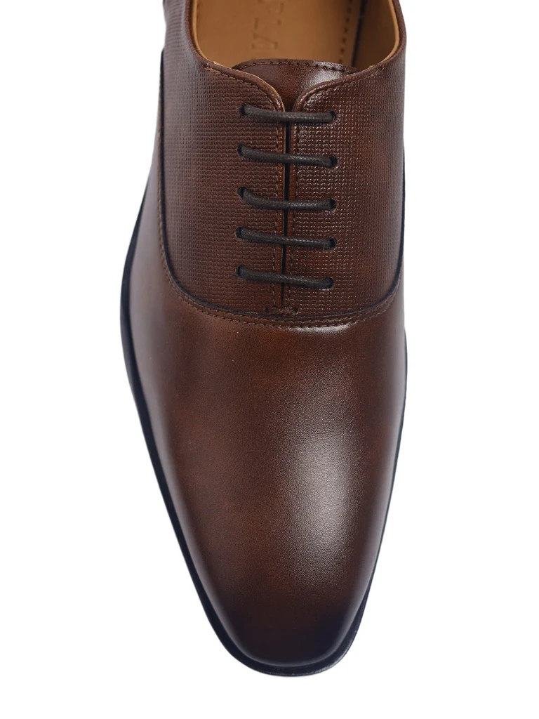 SOLEPLAY Dark Tan Oxford Shoes - Image 4