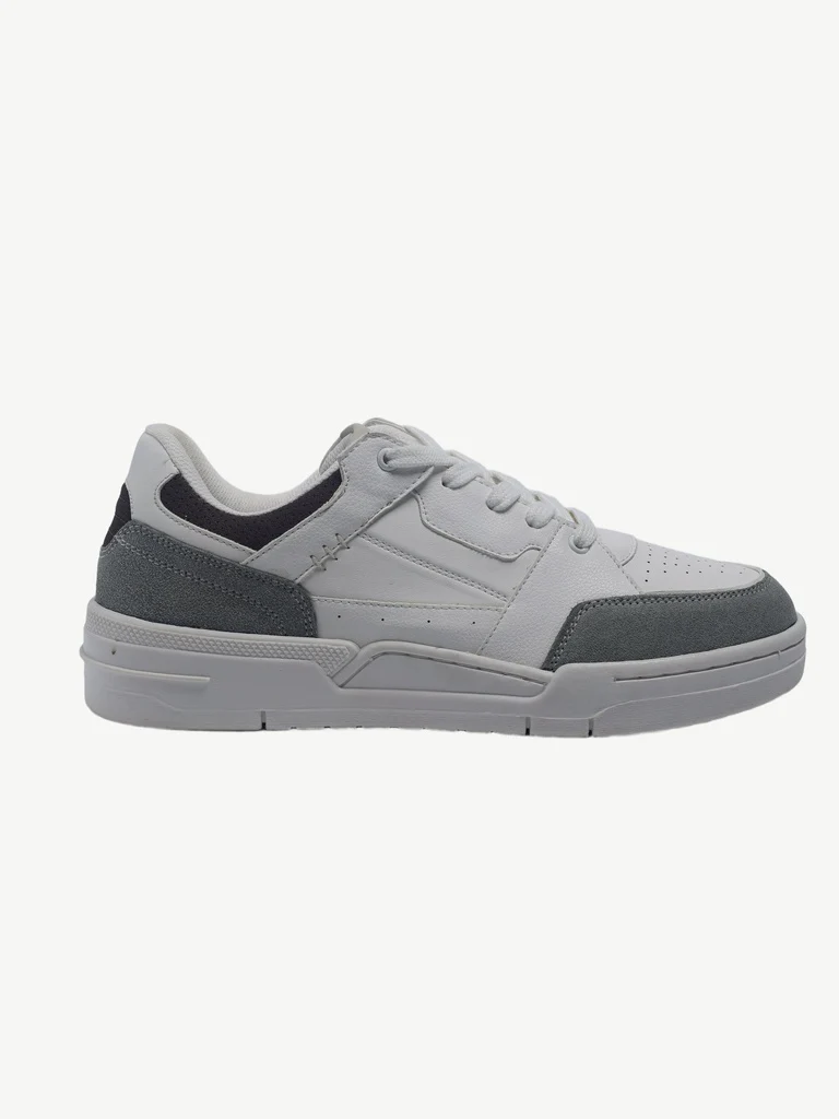 SOLEPLAY Grey Perforated Lace-Up Sneakers - Image 2