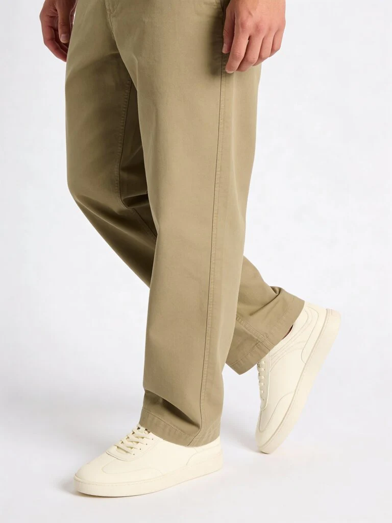 SOLEPLAY Ivory Perforated Lace-Up Sneakers