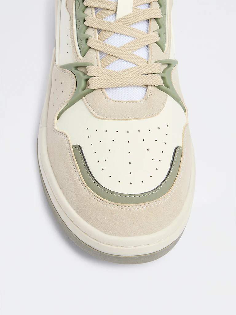 SOLEPLAY Multicolour Perforated Lace-Up Sneakers - Image 4