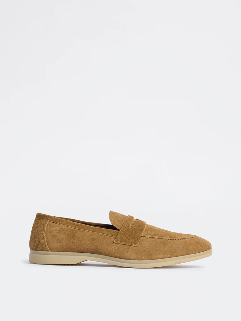 SOLEPLAY Ochre Suede Loafers