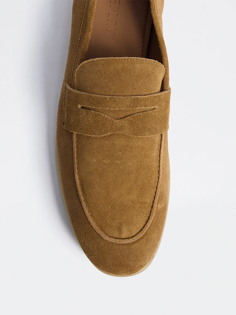 SOLEPLAY Ochre Suede Loafers - Image 3