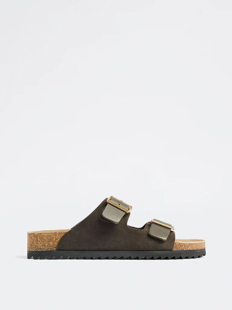 SOLEPLAY Olive Buckle-Detailed Slip-On Sandals - Image 2
