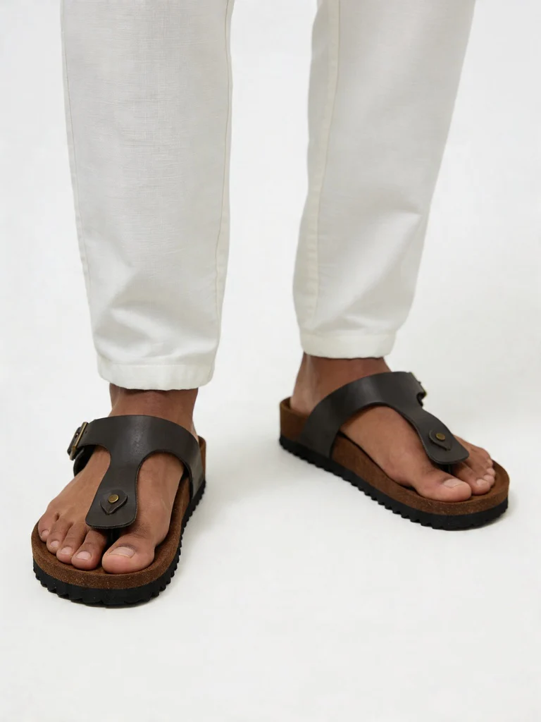 SOLEPLAY Olive Buckle-Detailed Thong Strap Sandals
