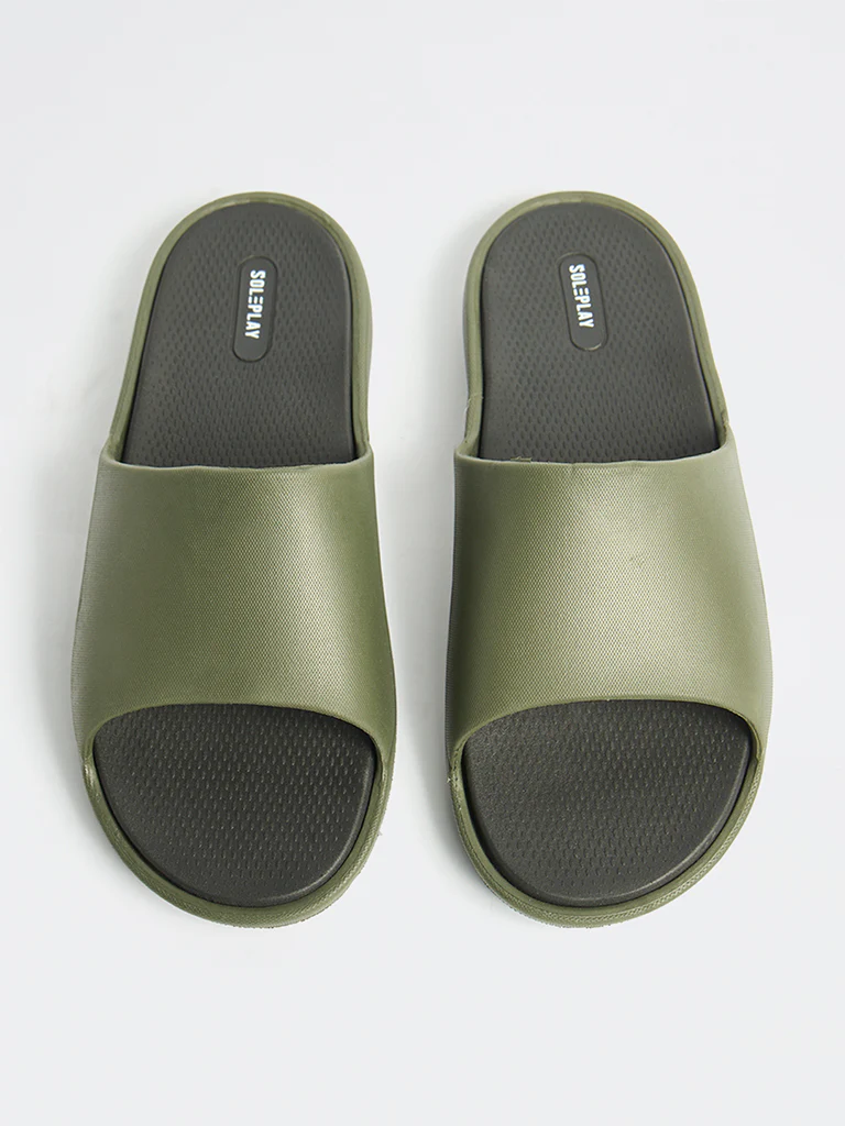 SOLEPLAY Olive Pool Slides - Image 3