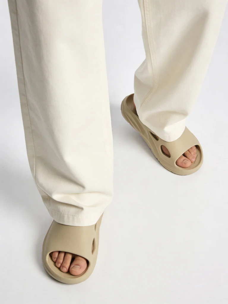 SOLEPLAY Taupe Sports Slides