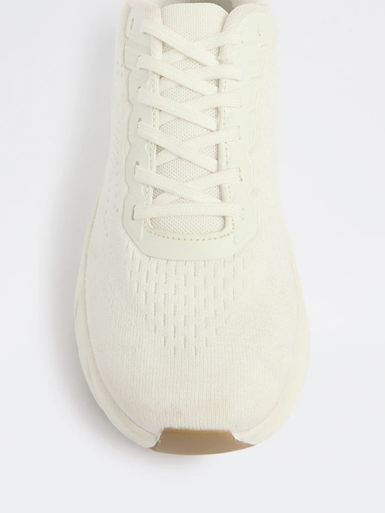 SOLEPLAY White Lace-Up Sneakers - Image 4
