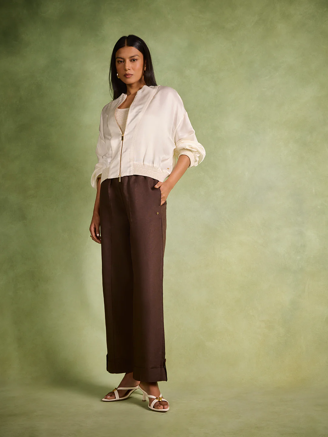 Solid Jacket – Ivory - Image 2