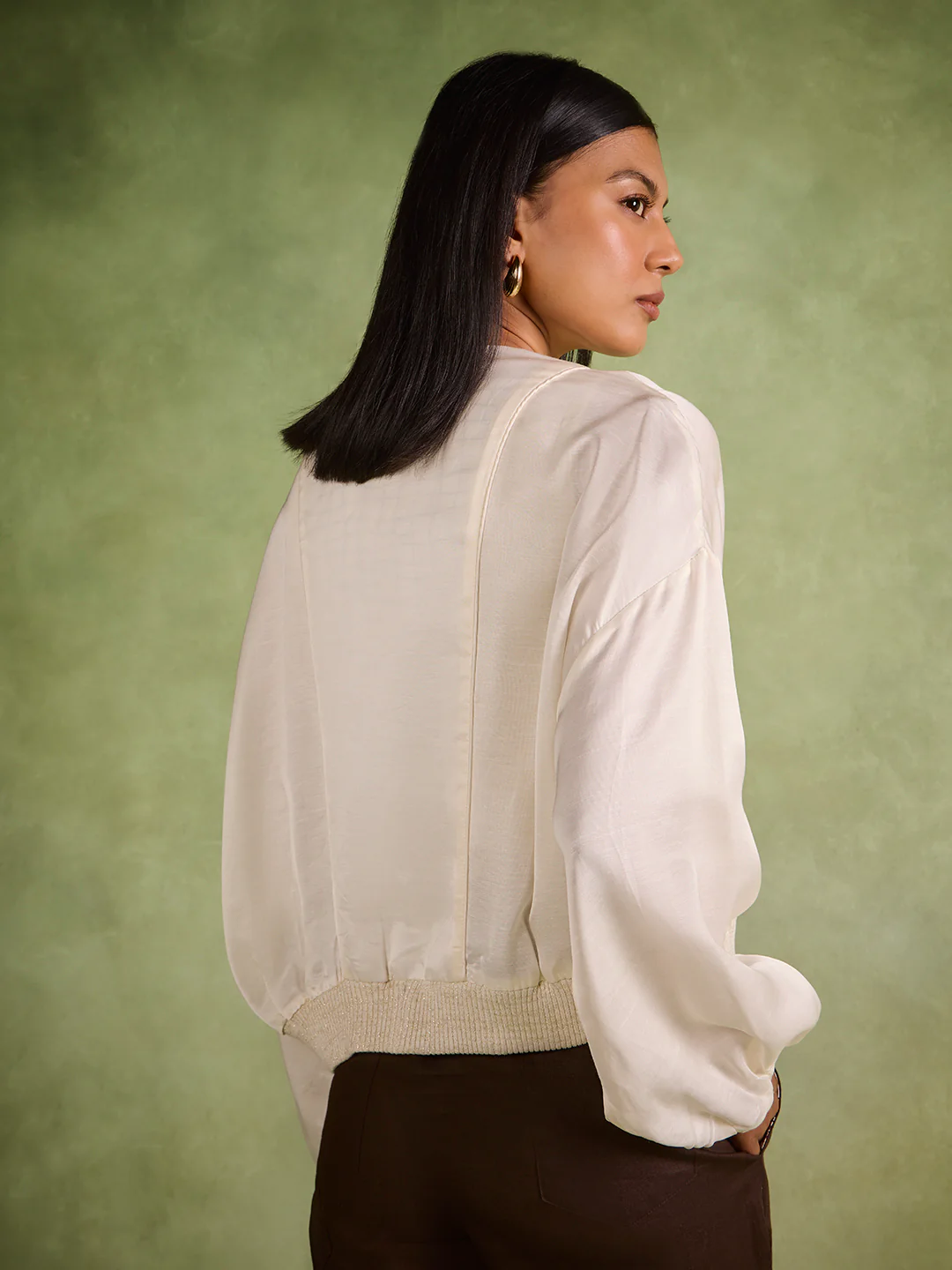 Solid Jacket – Ivory - Image 4