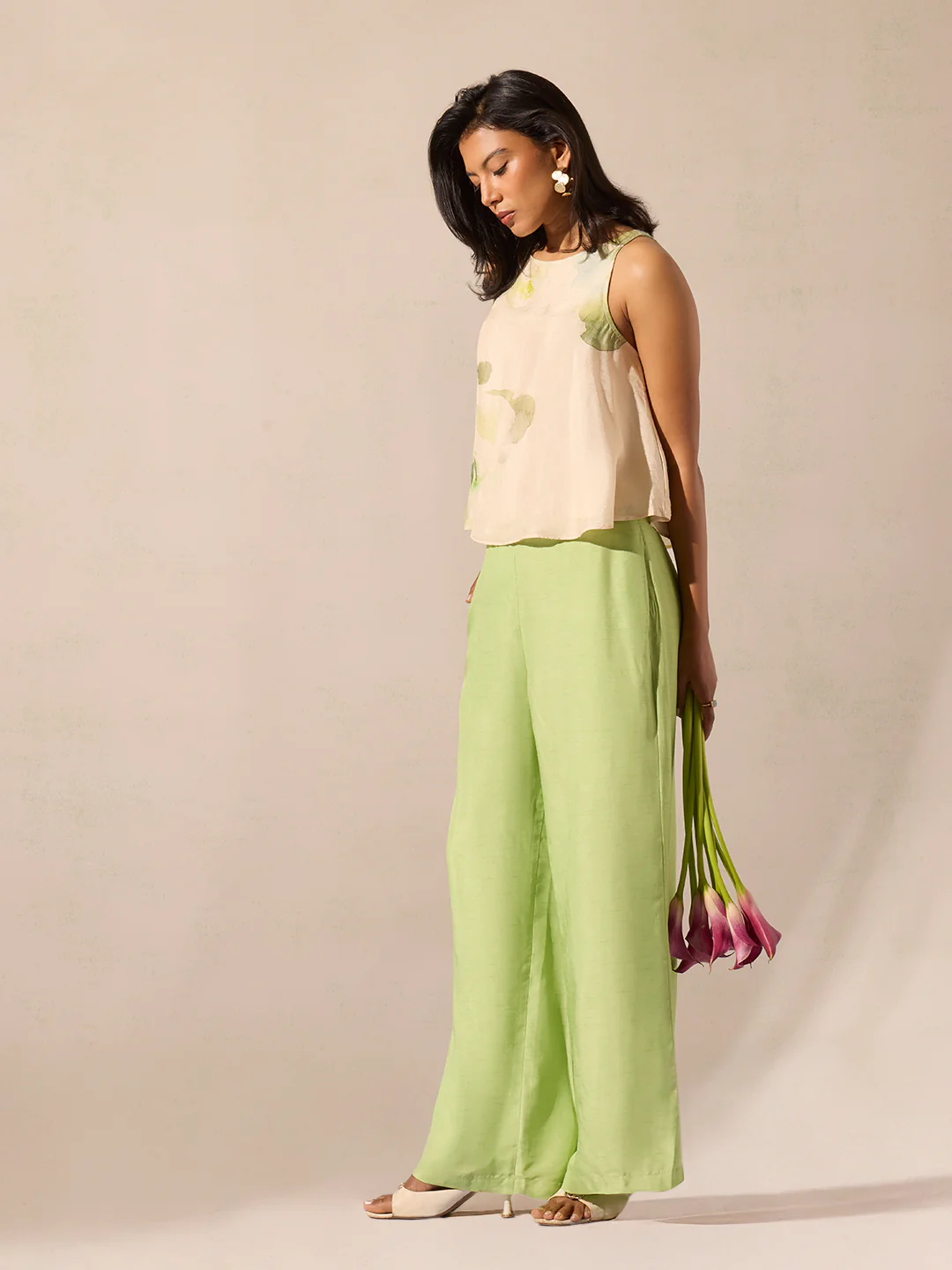 Solid Pants - Green - Image 2