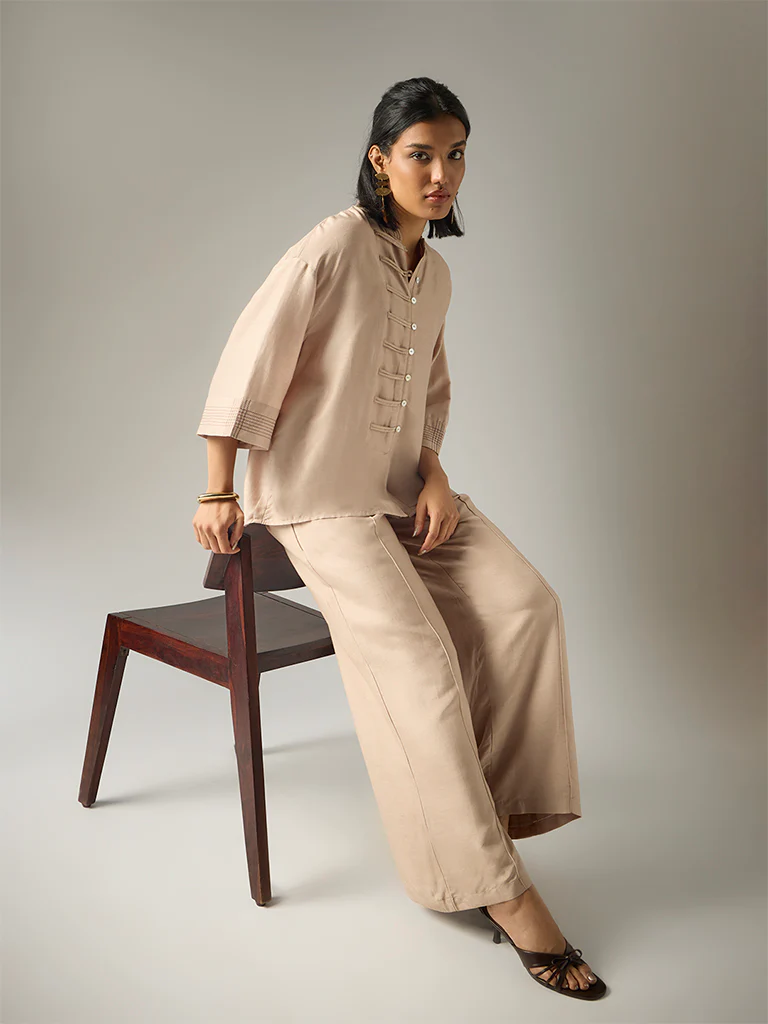 Solid Top – Beige - Image 2